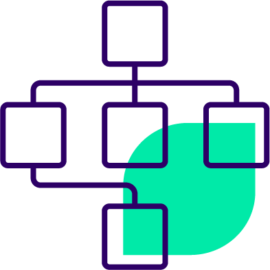 Graphic of a workflow